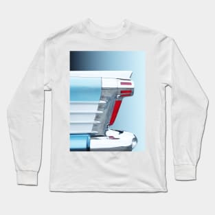 American classic car Super 88 1958 abstract Long Sleeve T-Shirt